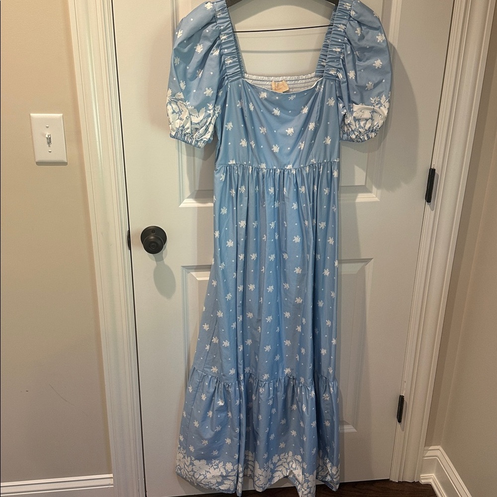 Mason's Daughter Blue puff sleeve maxi dress - Picture 6 of 8